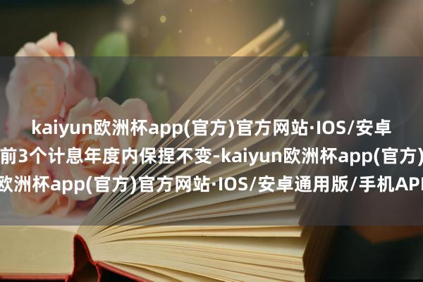 kaiyun欧洲杯app(官方)官方网站·IOS/安卓通用版/手机APP下载在前3个计息年度内保捏不变-kaiyun欧洲杯app(官方)官方网站·IOS/安卓通用版/手机APP下载