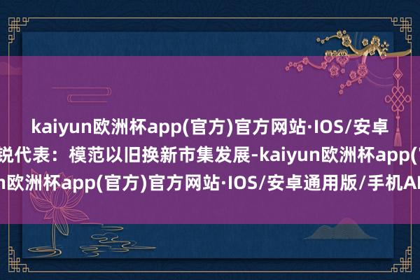 kaiyun欧洲杯app(官方)官方网站·IOS/安卓通用版/手机APP下载刘锐代表：模范以旧换新市集发展-kaiyun欧洲杯app(官方)官方网站·IOS/安卓通用版/手机APP下载