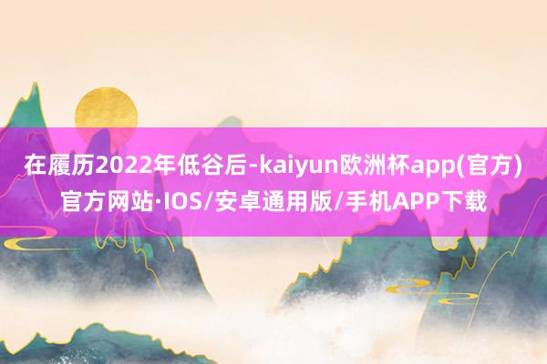 在履历2022年低谷后-kaiyun欧洲杯app(官方)官方网站·IOS/安卓通用版/手机APP下载