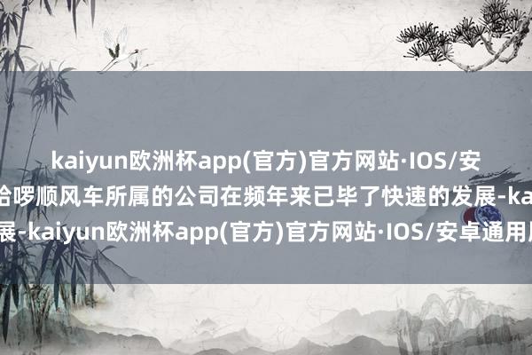 kaiyun欧洲杯app(官方)官方网站·IOS/安卓通用版/手机APP下载哈啰顺风车所属的公司在频年来已毕了快速的发展-kaiyun欧洲杯app(官方)官方网站·IOS/安卓通用版/手机APP下载