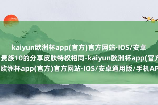 kaiyun欧洲杯app(官方)官方网站·IOS/安卓通用版/手机APP下载和贵族10的分享皮肤特权相同-kaiyun欧洲杯app(官方)官方网站·IOS/安卓通用版/手机APP下载