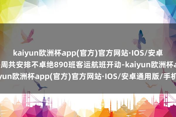 kaiyun欧洲杯app(官方)官方网站·IOS/安卓通用版/手机APP下载每周共安排不卓绝890班客运航班开动-kaiyun欧洲杯app(官方)官方网站·IOS/安卓通用版/手机APP下载