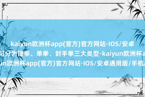 kaiyun欧洲杯app(官方)官方网站·IOS/安卓通用版/手机APP下载又可分为捶拳、单拳、封手拳三大类型-kaiyun欧洲杯app(官方)官方网站·IOS/安卓通用版/手机APP下载