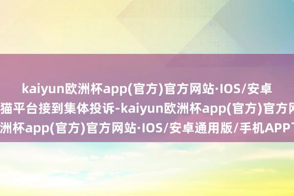 kaiyun欧洲杯app(官方)官方网站·IOS/安卓通用版/手机APP下载黑猫平台接到集体投诉-kaiyun欧洲杯app(官方)官方网站·IOS/安卓通用版/手机APP下载