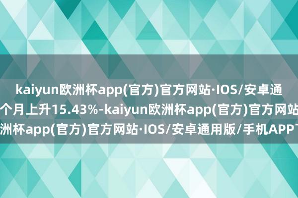 kaiyun欧洲杯app(官方)官方网站·IOS/安卓通用版/手机APP下载近3个月上升15.43%-kaiyun欧洲杯app(官方)官方网站·IOS/安卓通用版/手机APP下载