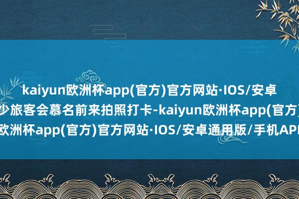 kaiyun欧洲杯app(官方)官方网站·IOS/安卓通用版/手机APP下载不少旅客会慕名前来拍照打卡-kaiyun欧洲杯app(官方)官方网站·IOS/安卓通用版/手机APP下载