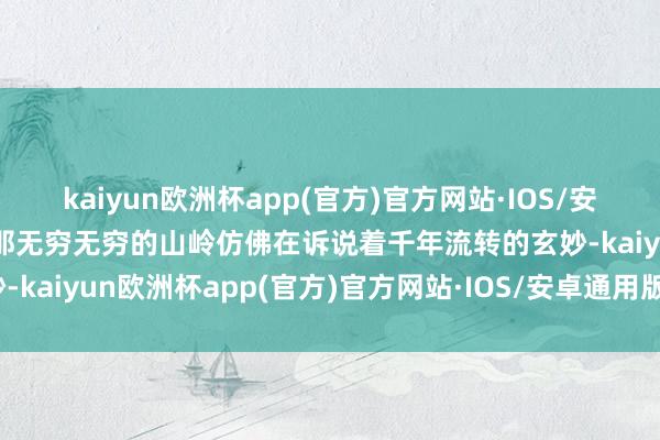 kaiyun欧洲杯app(官方)官方网站·IOS/安卓通用版/手机APP下载那无穷无穷的山岭仿佛在诉说着千年流转的玄妙-kaiyun欧洲杯app(官方)官方网站·IOS/安卓通用版/手机APP下载